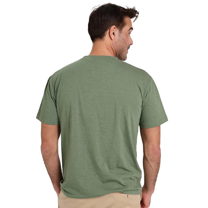 Green Distressed Guinness English Label Tee