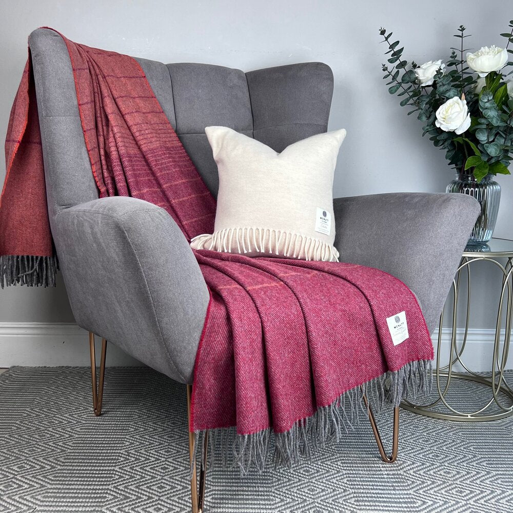 Cashmere and Merino Lambswool Throws