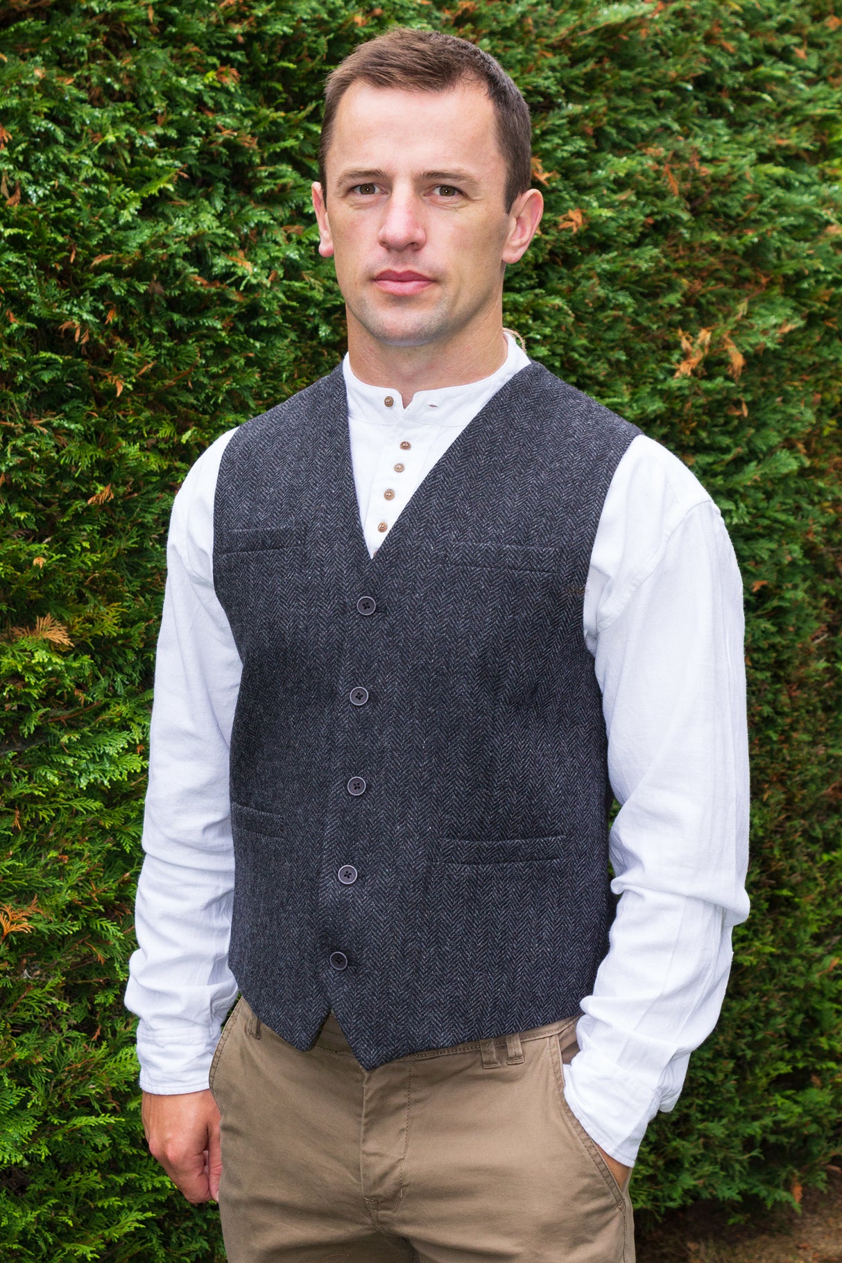 Mens Tweed Waistcoat