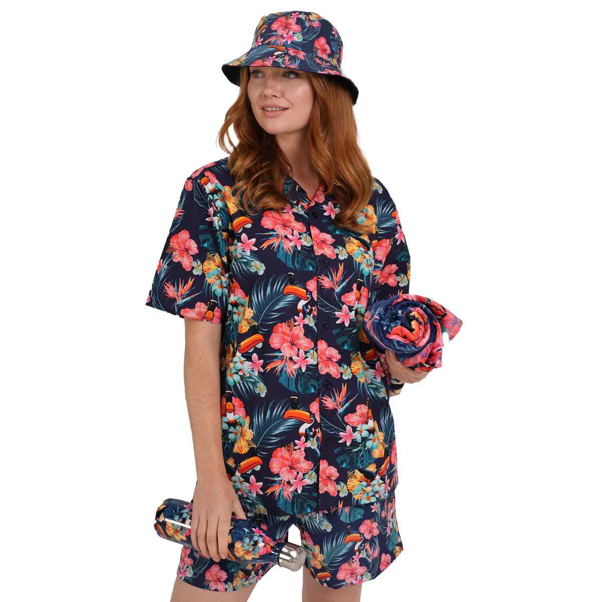 Guinness Toucan Hawaiian Shirt