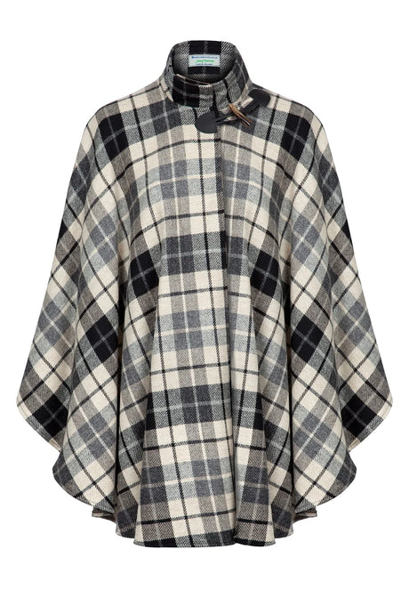Women's Wool Cape with Toggle Fastening