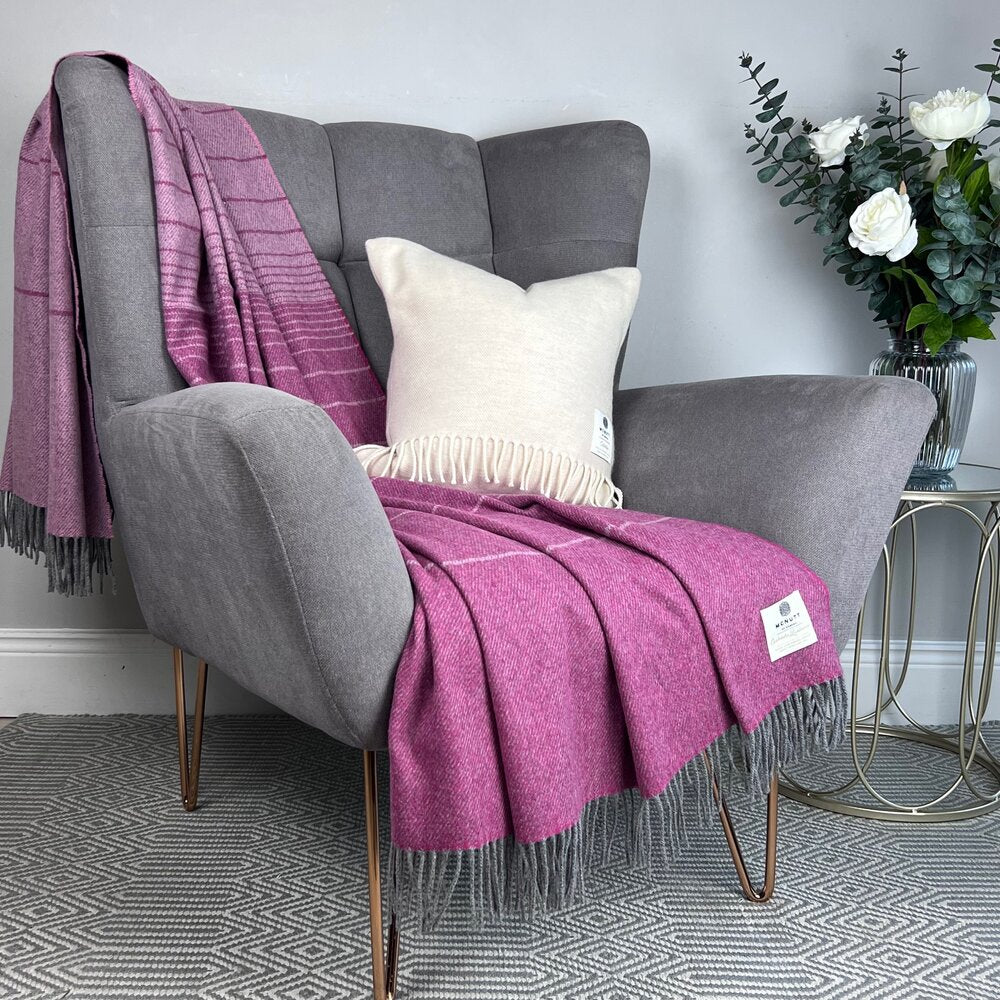 Cashmere and Merino Lambswool Throws