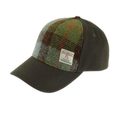 Baseball Cap with Harris Tweed