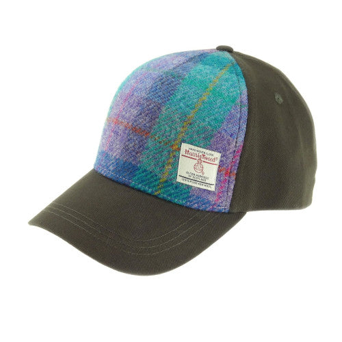 Baseball Cap with Harris Tweed