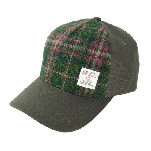 Baseball Cap with Harris Tweed
