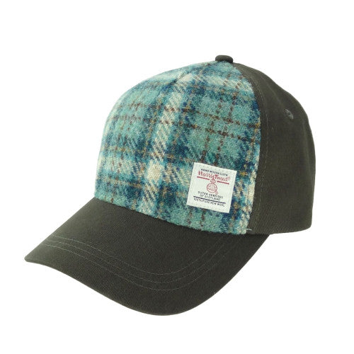 Baseball Cap with Harris Tweed