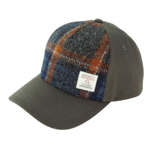 Baseball Cap with Harris Tweed