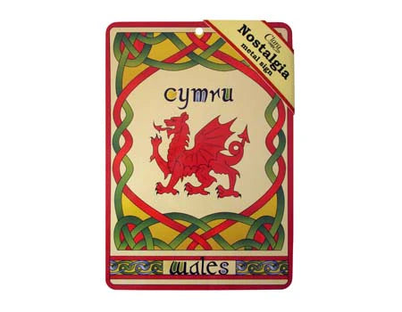 Welsh Dragon Nostalgia Metal Sign