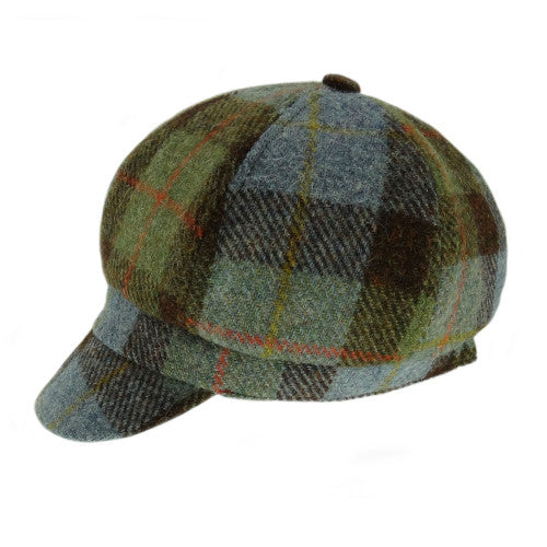 Women's Scottish Harris Tweed Newsboy Hat