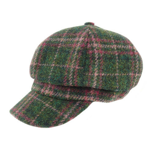 Women's Scottish Harris Tweed Newsboy Hat