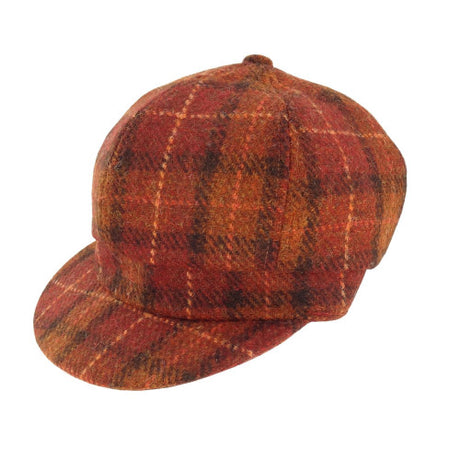 Women's Scottish Harris Tweed Newsboy Hat