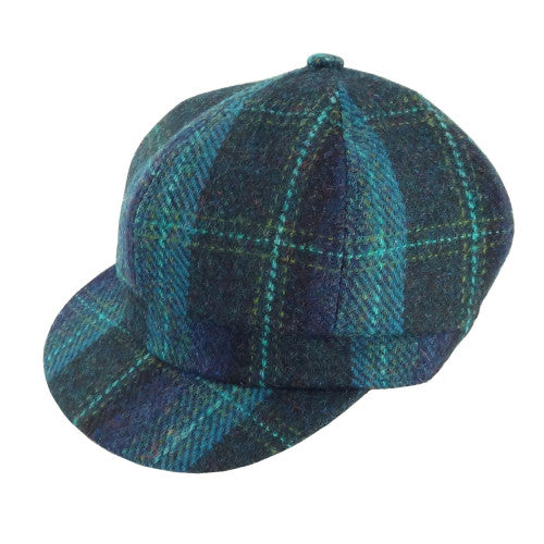 Women's Scottish Harris Tweed Newsboy Hat