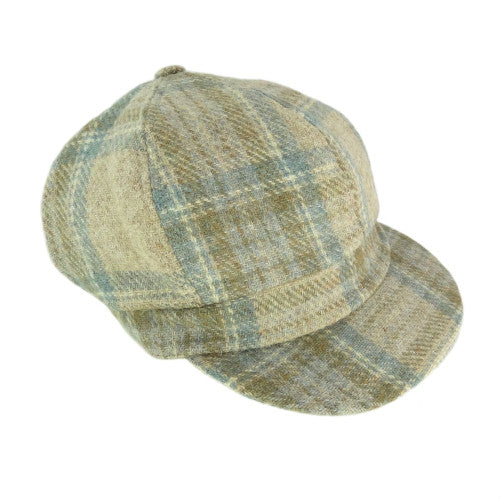 Women's Scottish Harris Tweed Newsboy Hat