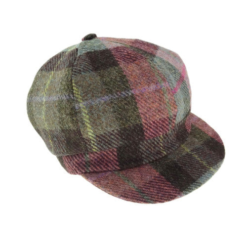 Women's Scottish Harris Tweed Newsboy Hat