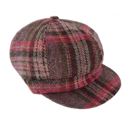 Women's Scottish Harris Tweed Newsboy Hat