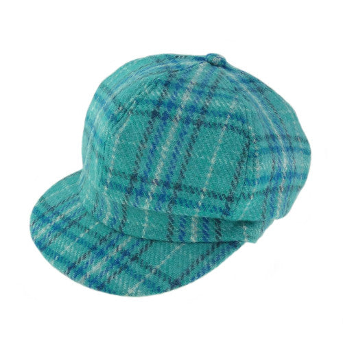 Women's Scottish Harris Tweed Newsboy Hat