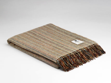Rainbow Tweed Irish Merino Wool Irish Throws