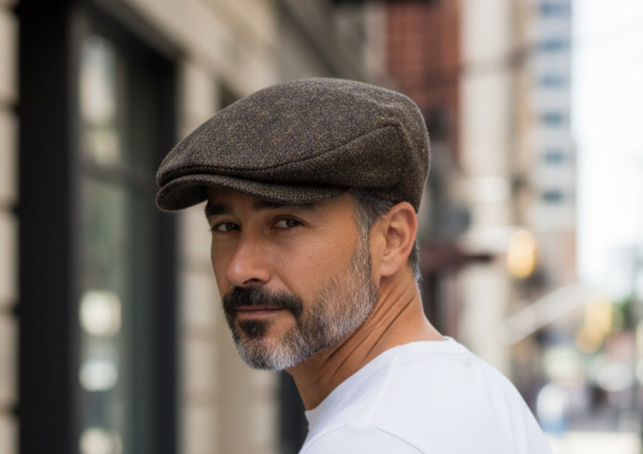 Tweed Vintage Flat Cap