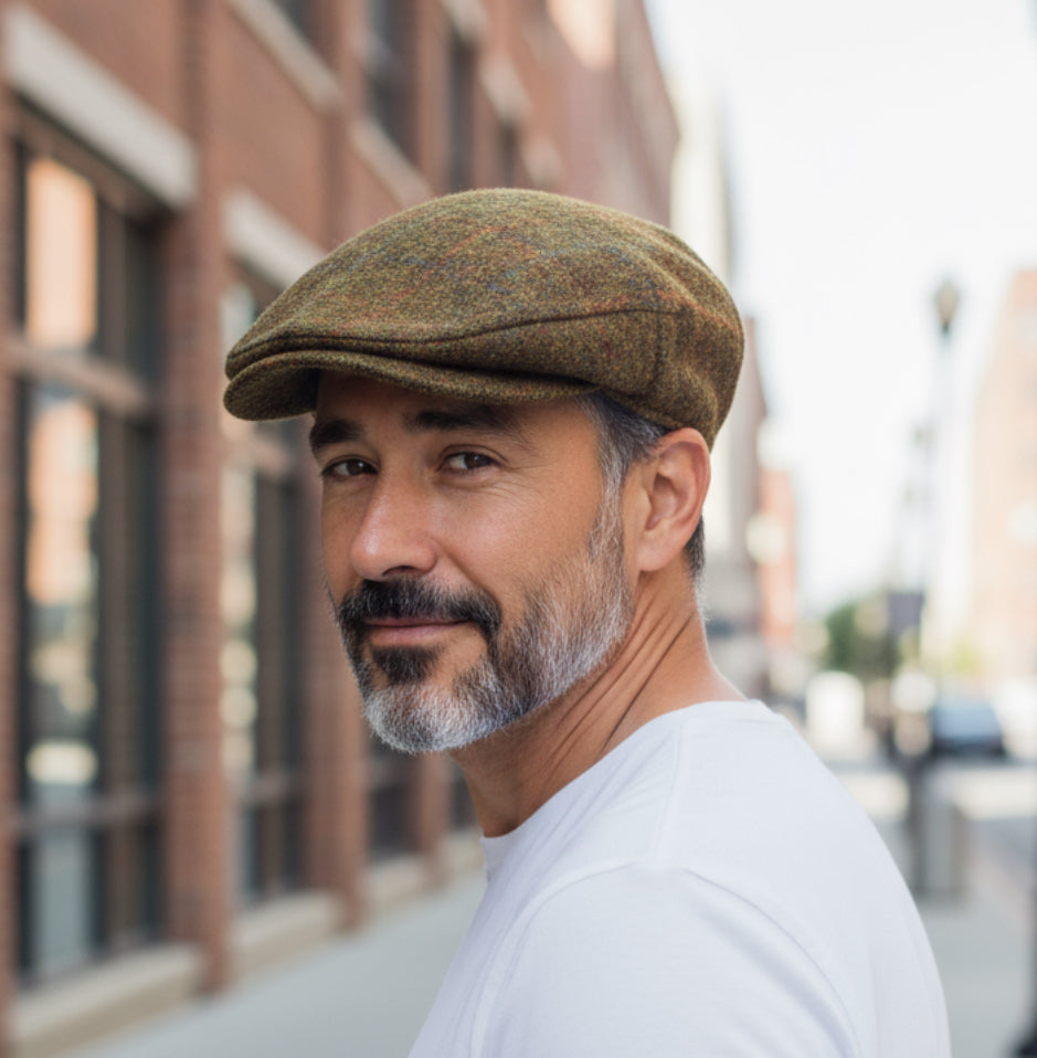 Tweed Vintage Flat Cap