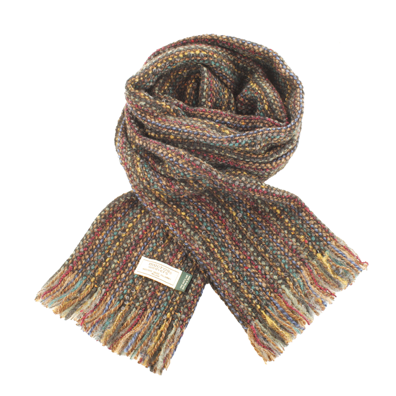 Mucros Weavers Alpaca and Merino Islander Scarf