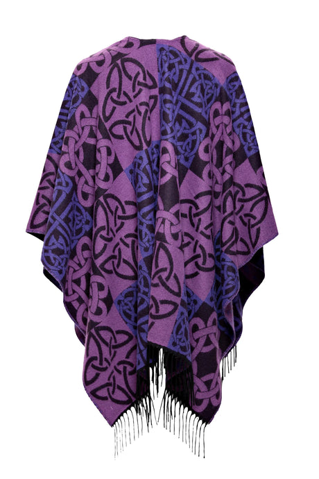 Women's Celtic Knotwork Fringed Shawl