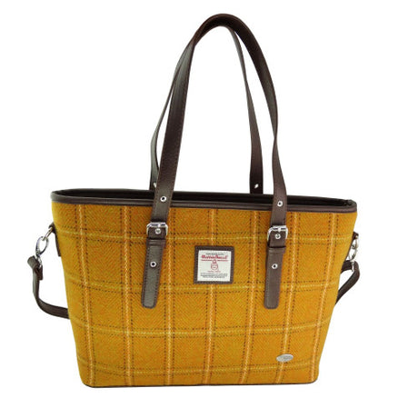 Harris Tweed Large Tote Bag with Shoulder Strap