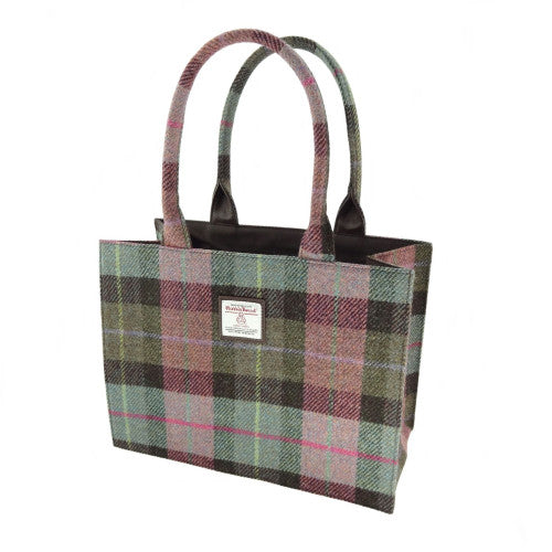 Glen Appin Full Harris Tweed 'Glencoe' Large Tote Bag