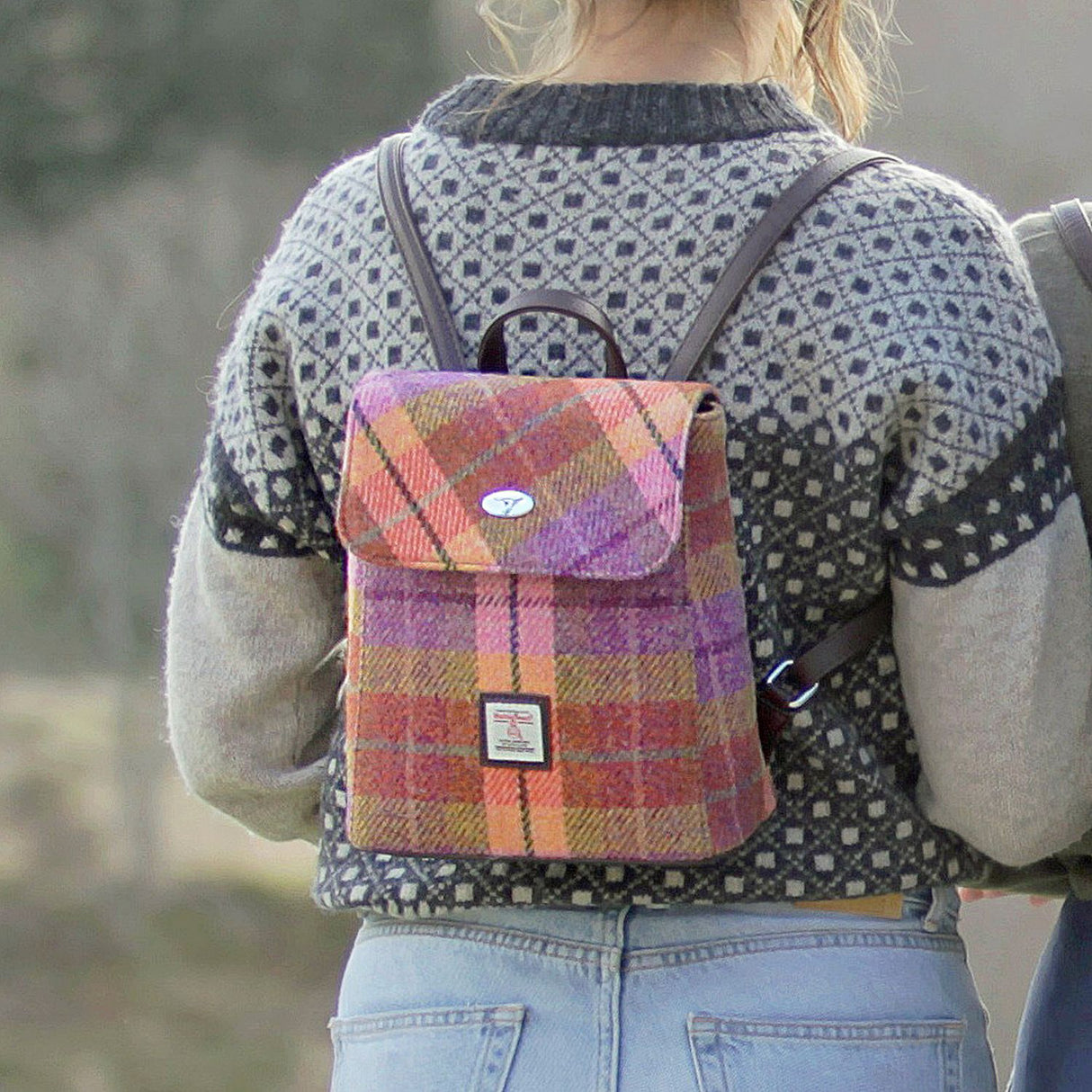 Harris Tweed Mini Backpack