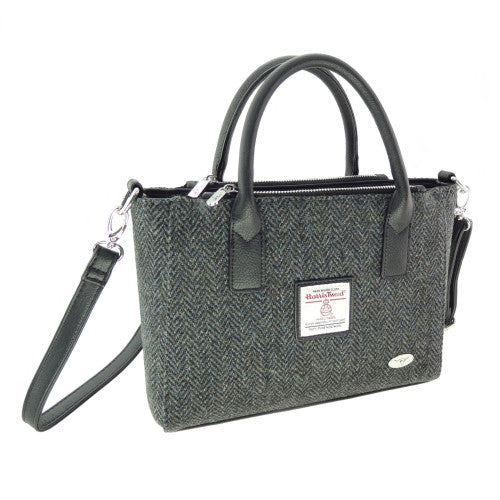 Harris Tweed Small Tote Bag with Shoulder Strap