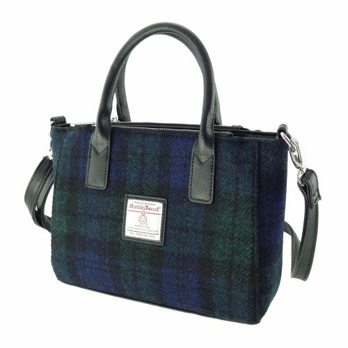 Harris Tweed Small Tote Bag with Shoulder Strap