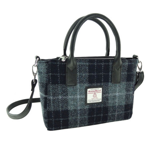 Harris Tweed Small Tote Bag with Shoulder Strap