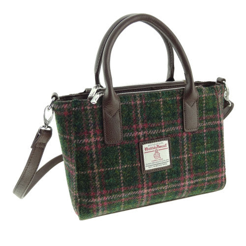 Harris Tweed Small Tote Bag with Shoulder Strap