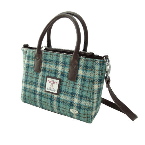 Harris Tweed Small Tote Bag with Shoulder Strap