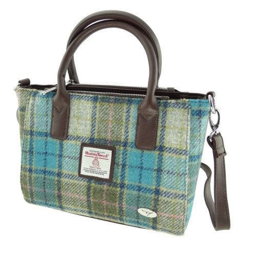 Harris Tweed Small Tote Bag with Shoulder Strap