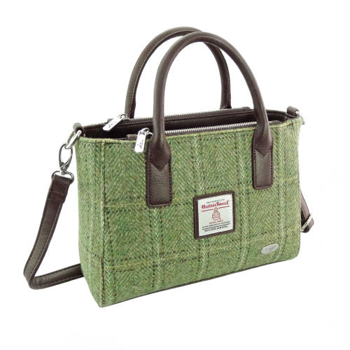 Harris Tweed Small Tote Bag with Shoulder Strap