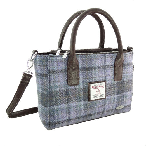 Harris Tweed Small Tote Bag with Shoulder Strap