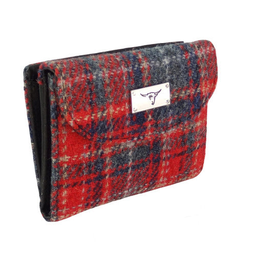 Women's Harris Tweed 'Jura' Short Wallet with Card Section