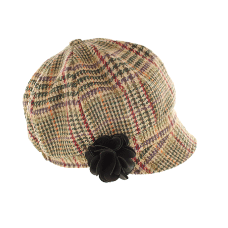 Mucros Weavers Women's Tweed Newsboy Hat