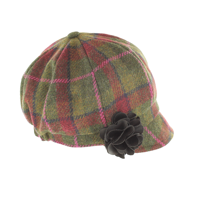 Mucros Weavers Women's Tweed Newsboy Hat