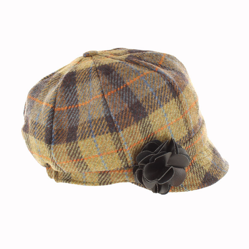 Mucros Weavers Women's Tweed Newsboy Hat