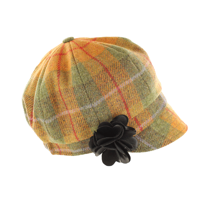 Mucros Weavers Women's Tweed Newsboy Hat