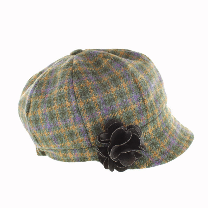 Mucros Weavers Women's Tweed Newsboy Hat