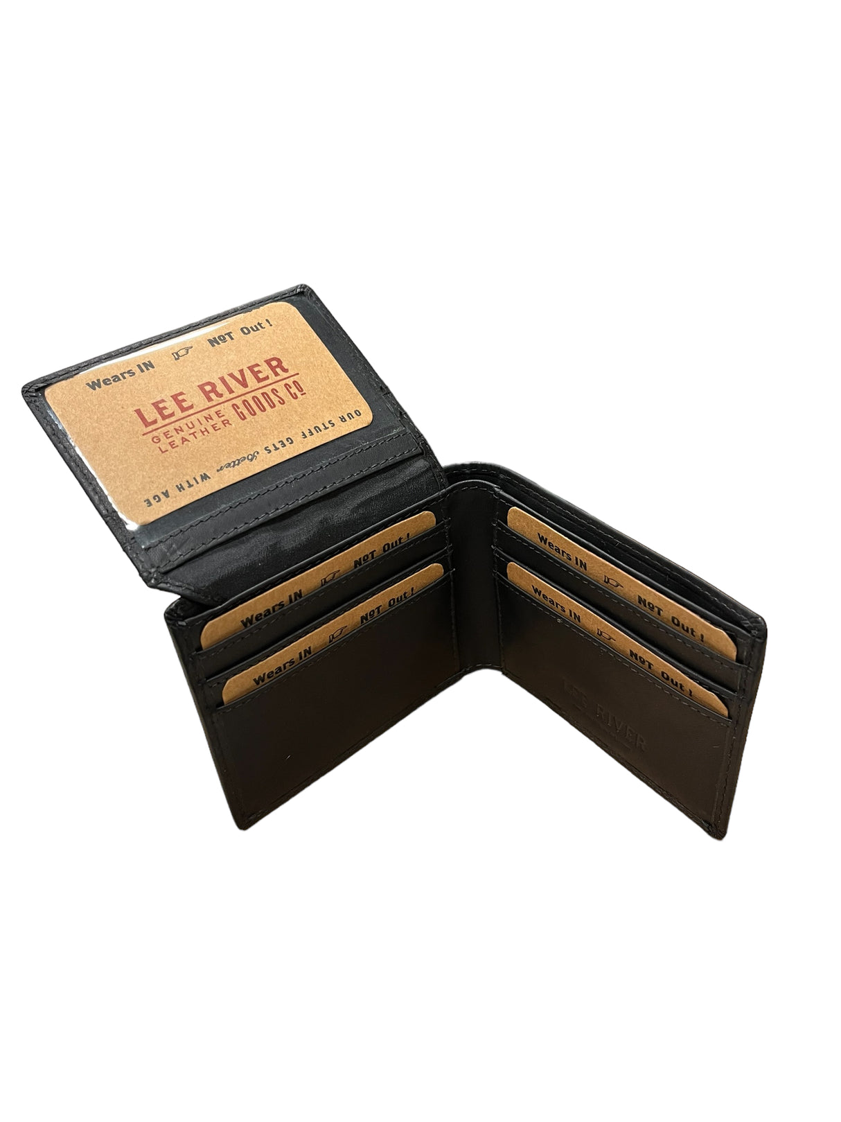 Men's Leather Trifold Wallet - Knotwork
