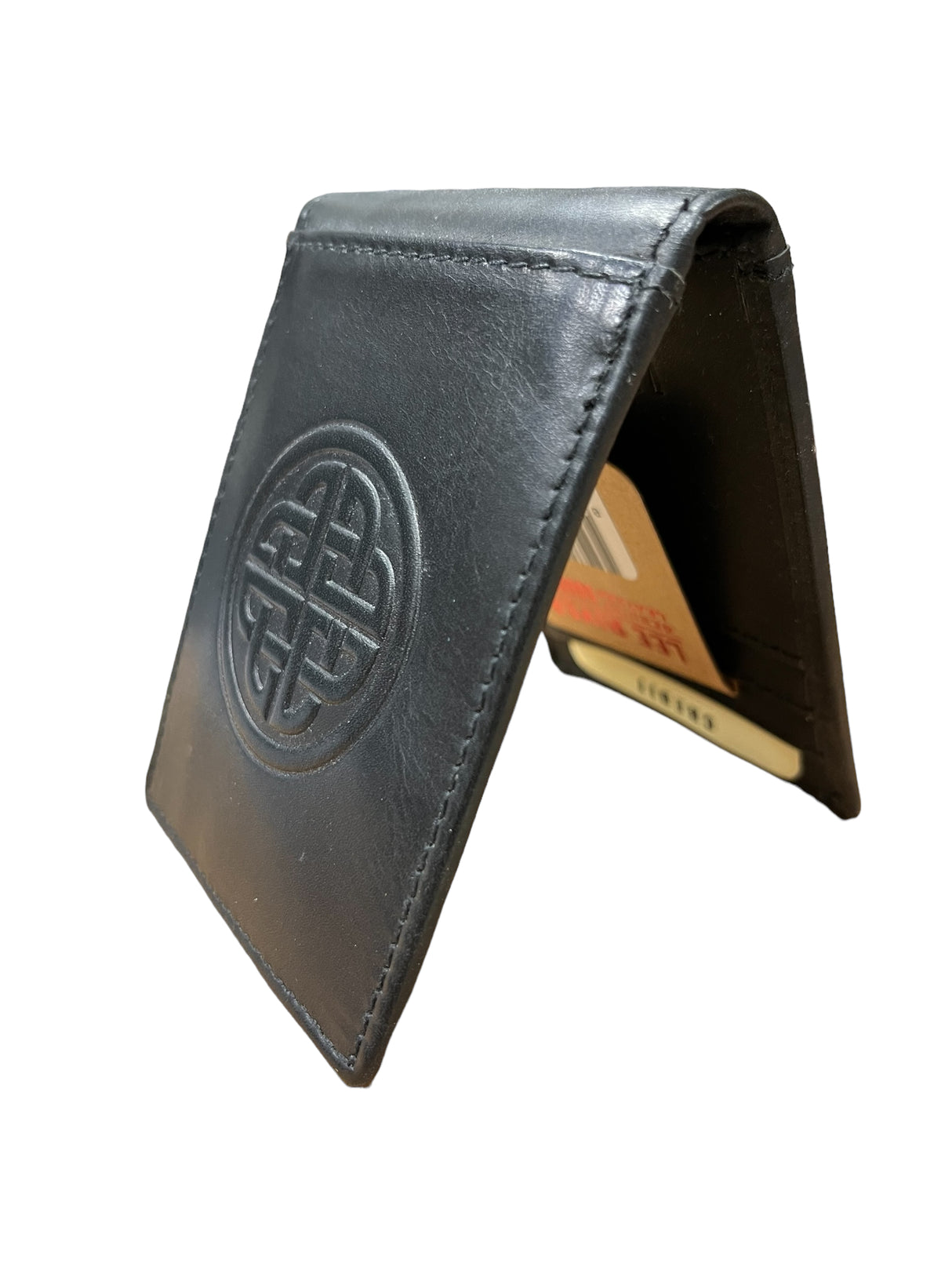 Celtic Knotwork Leather Money Clip