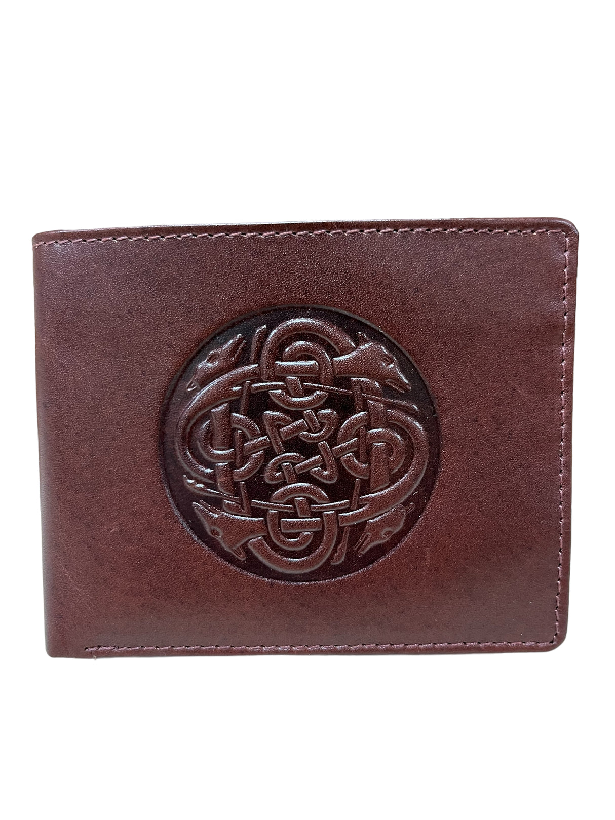 Men's Leather Bifold Wallet - Hounds