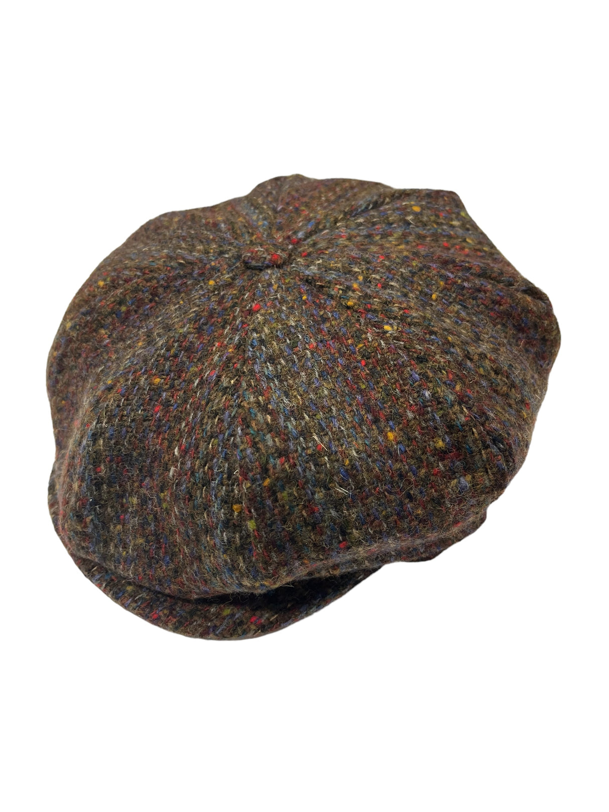 Handwoven Tweed - Eight Piece Cap