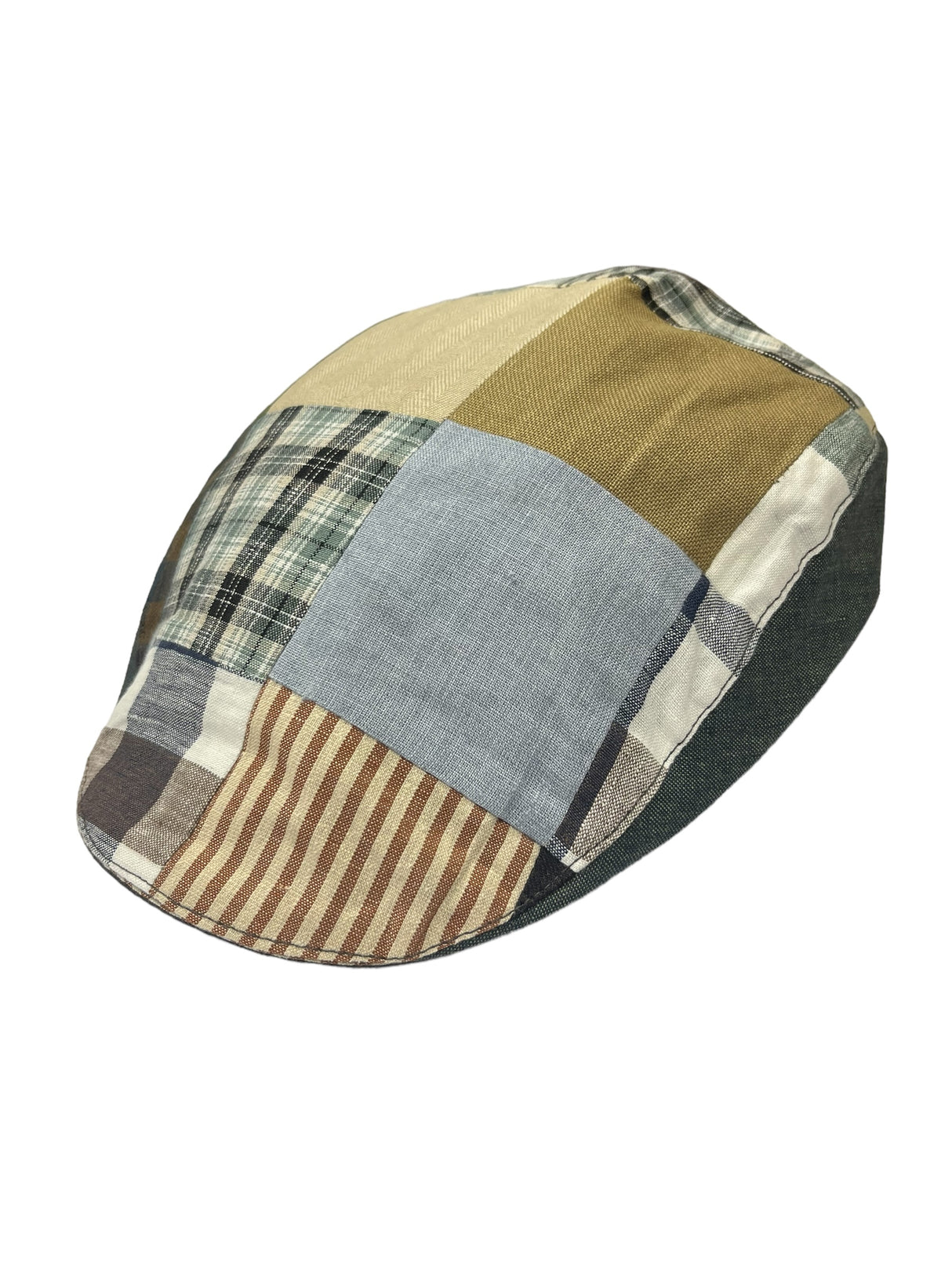 Linen Patchwork - Donegal Touring Cap