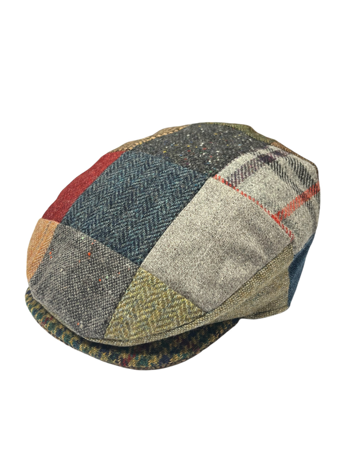 Wool Patchwork - Vintage Style Cap