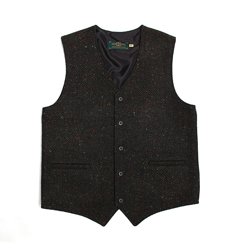 Handwoven Tweed Vest