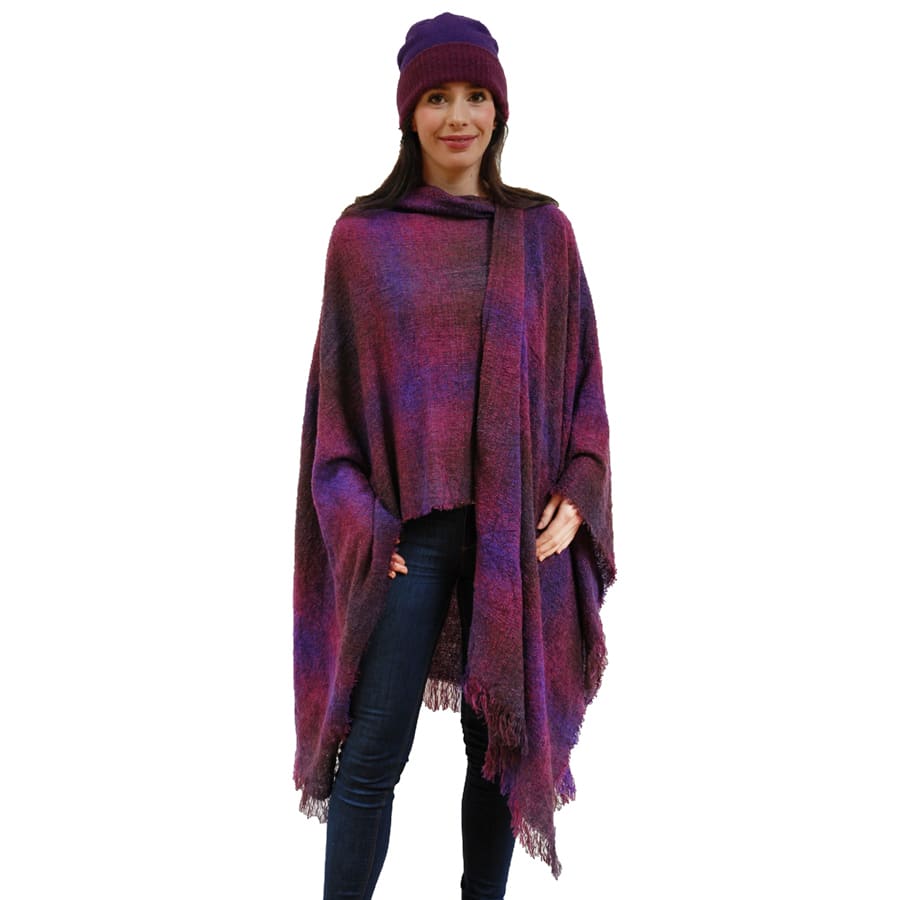 Women's Lambswool Celtic Ruana